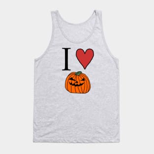 Halloween Horror Pumpkin Love Tank Top